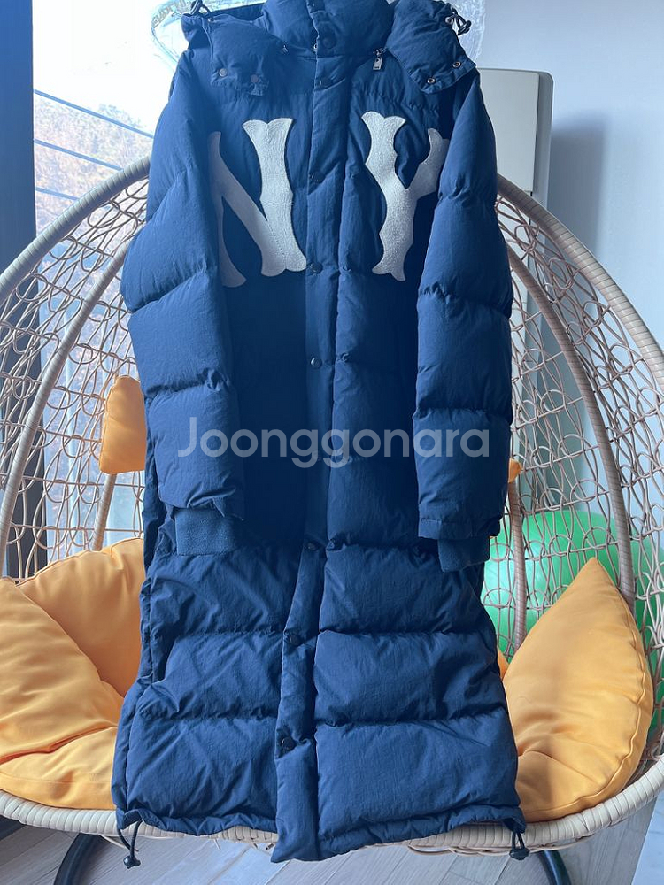 구찌mlb 콜라보 롱패딩--0