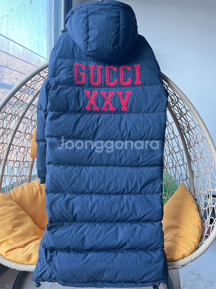 구찌mlb 콜라보 롱패딩--1