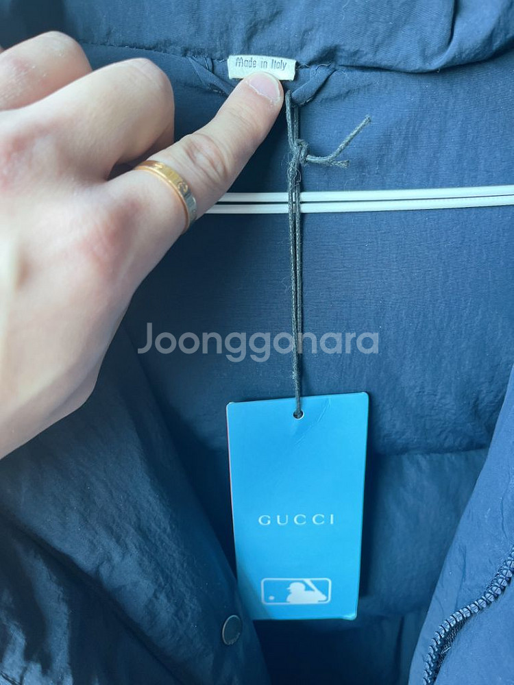 구찌mlb 콜라보 롱패딩--4