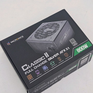 마이크로닉스 클래식2 풀체인지 800W 실버ATX3.1