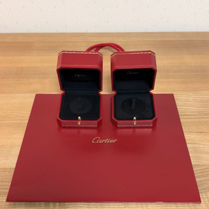 까르띠에 커플 반지 케이스 + 쇼핑백