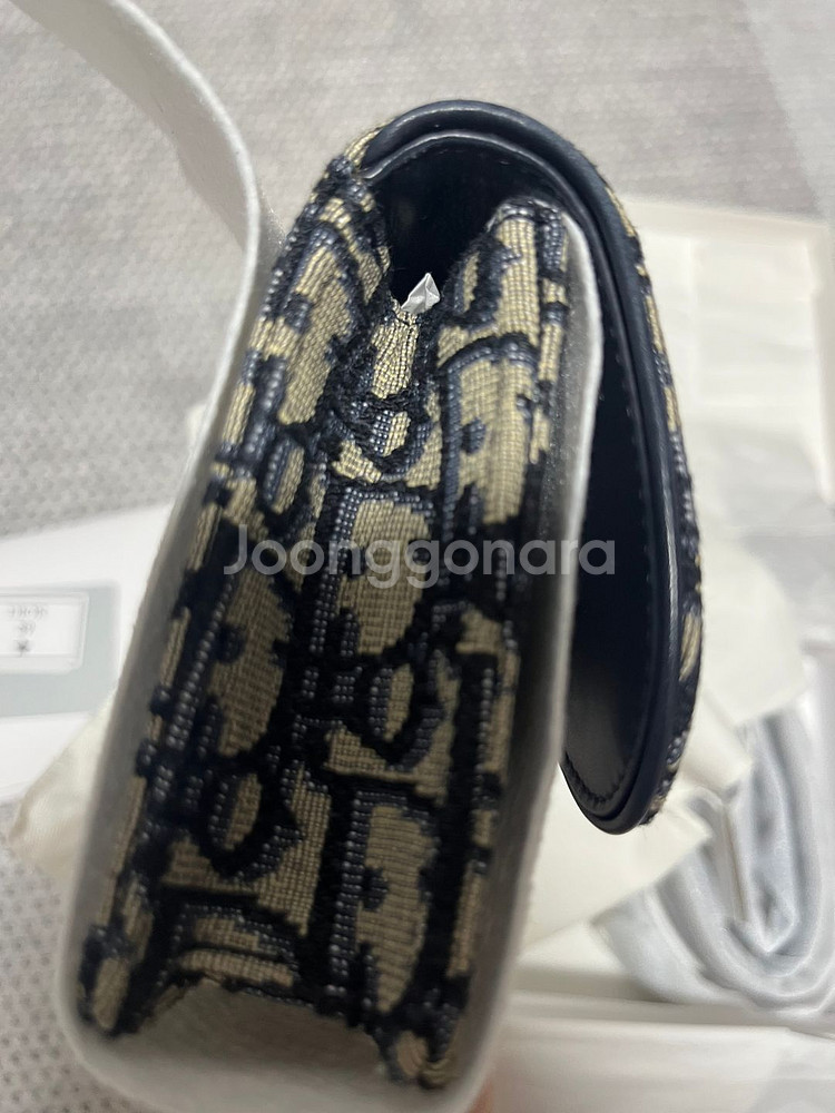 디올 오블리크 새들 벨트 파우치--1