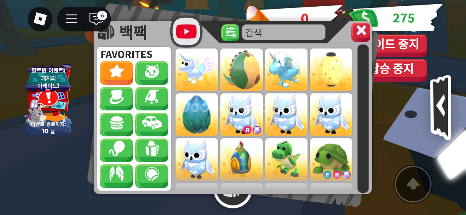 로블 입양하세요 펫, 자동차 등 판매--1