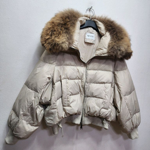 이원재컬렉션 라쿤퍼 다운숏패딩