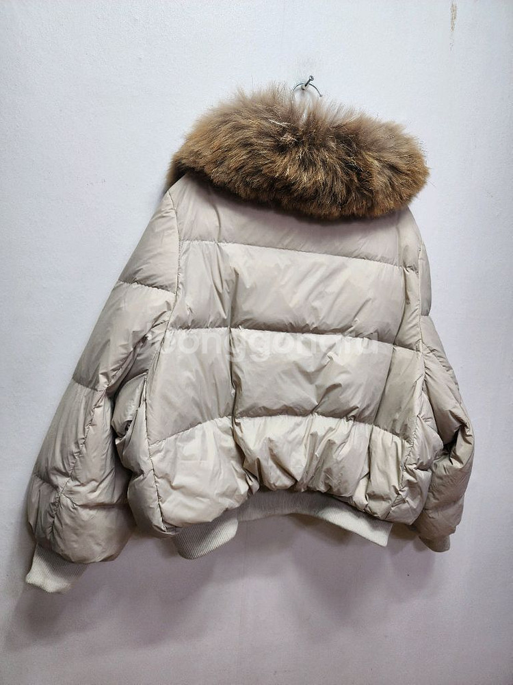 이원재컬렉션 라쿤퍼 다운숏패딩--1