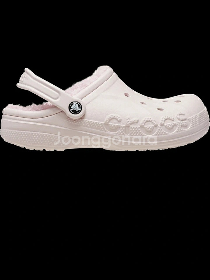 크록스 바야 라인드 클로그 베어리핑크 230 새제품--4