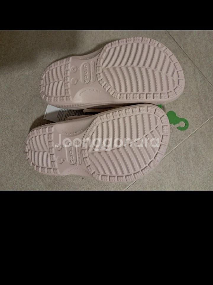 크록스 바야 라인드 클로그 베어리핑크 230 새제품--2