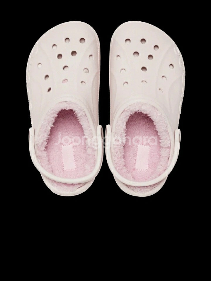 크록스 바야 라인드 클로그 베어리핑크 230 새제품--6