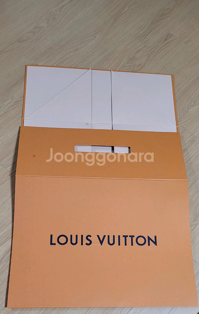 루이비통 자석 박스 대형& 쇼핑백--2