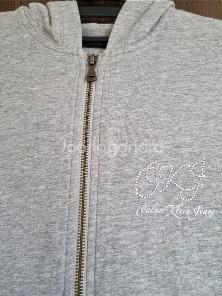 캘빈클라인 여성 후드집업(xs사이즈),후드집업티--1