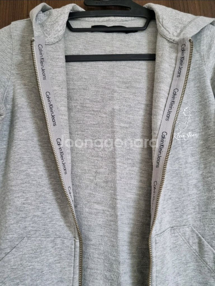 캘빈클라인 여성 후드집업(xs사이즈),후드집업티--5