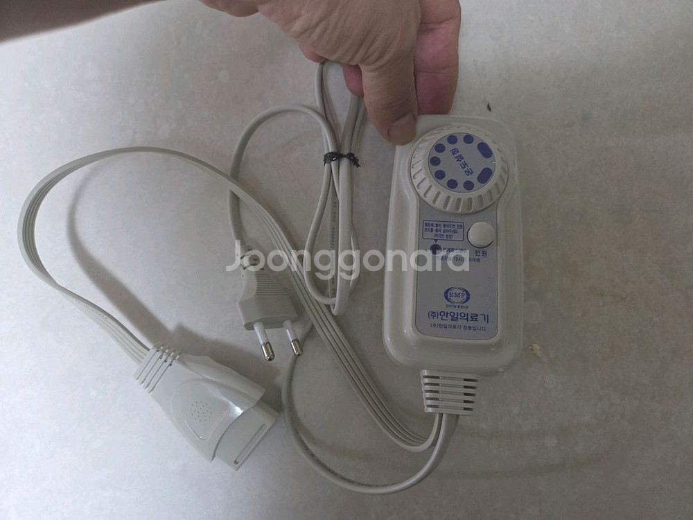 한일의료기 전기매트 전기요 EMF 온도조절기 4핀 새것--1