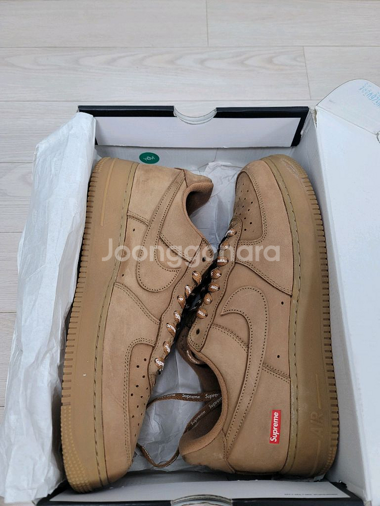 [290 마지막가격] <상태최상> 나이키x슈프림 된장--7