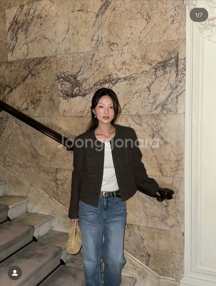 SHOP GED 게드 알파카 트위드 자켓--0