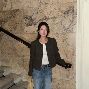 SHOP GED 게드 알파카 트위드 자켓