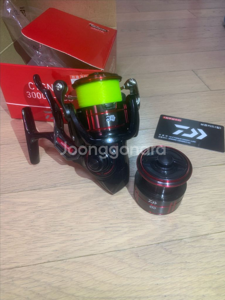 19 다이와 시그너스 3000(스풀, 노브 포함)--0