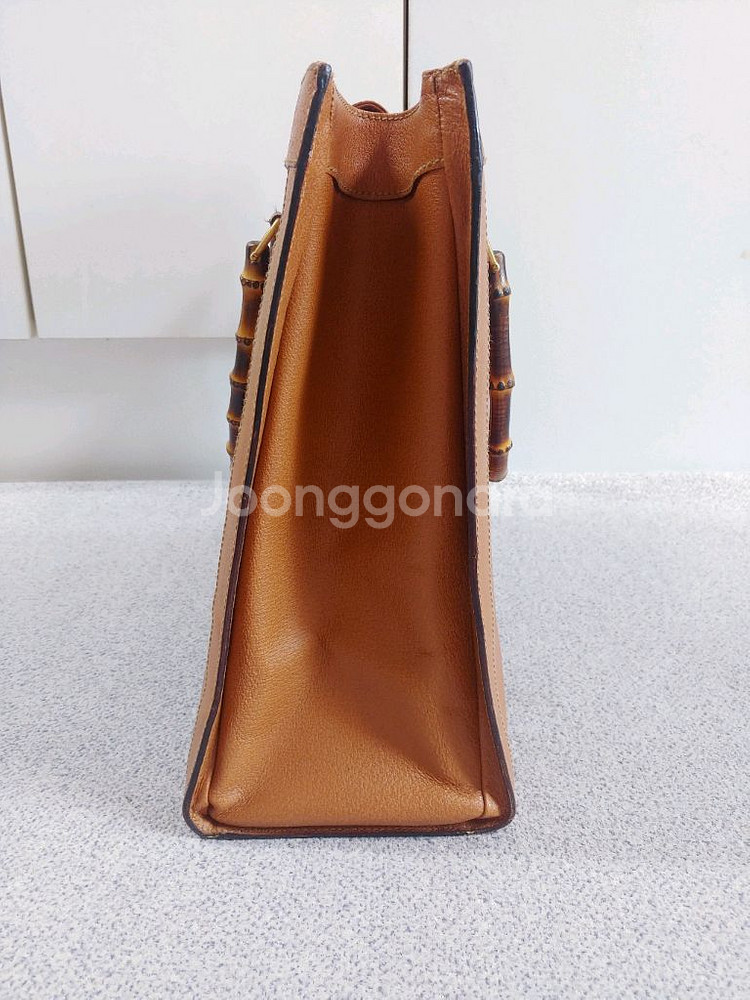 정품 클래식 구찌 다이애나 뱀부 빅백 빈티지 토트백--1