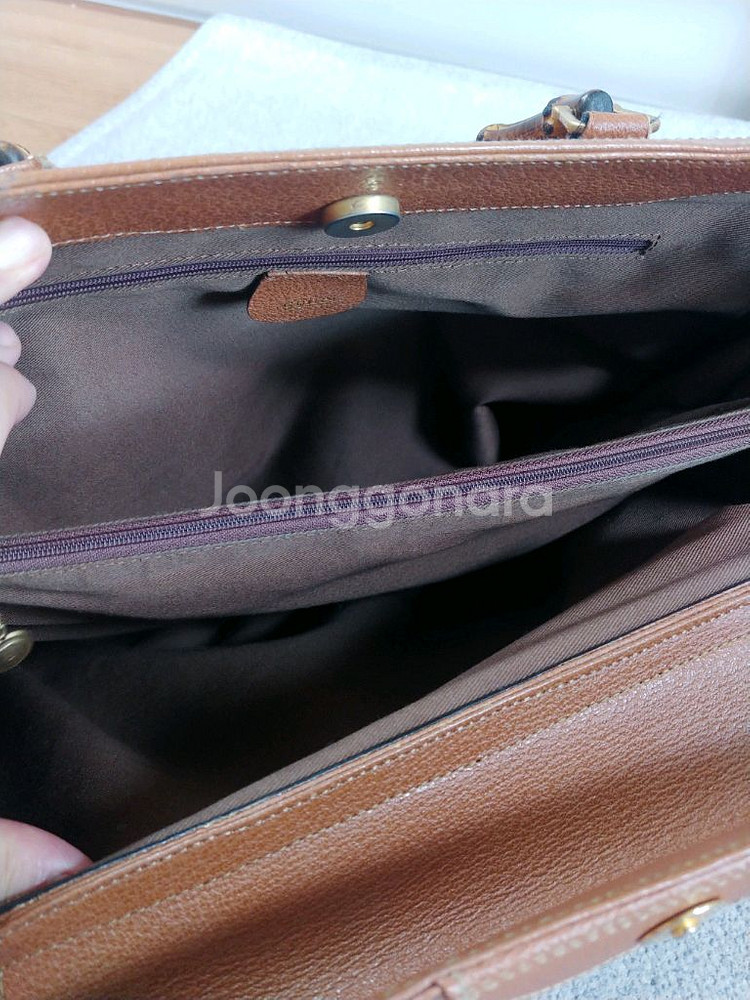 정품 클래식 구찌 다이애나 뱀부 빅백 빈티지 토트백--6