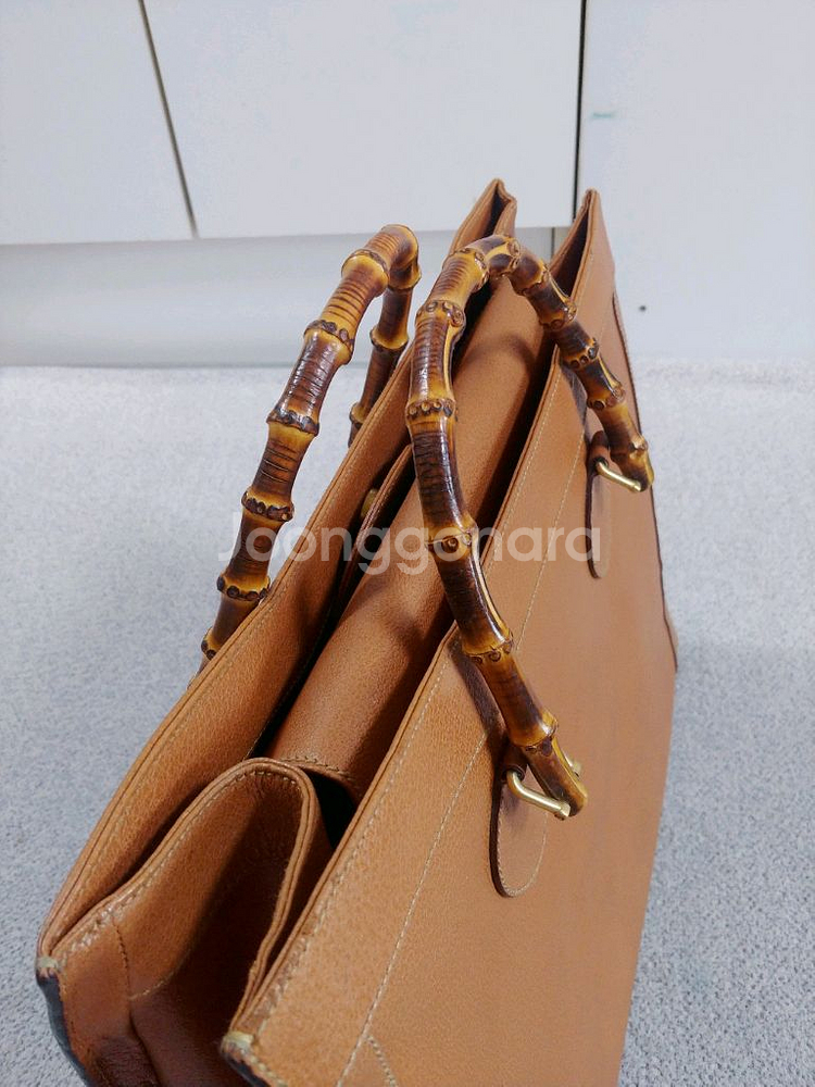 정품 클래식 구찌 다이애나 뱀부 빅백 빈티지 토트백--5