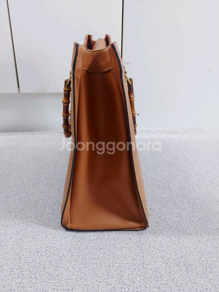 정품 클래식 구찌 다이애나 뱀부 빅백 빈티지 토트백--3