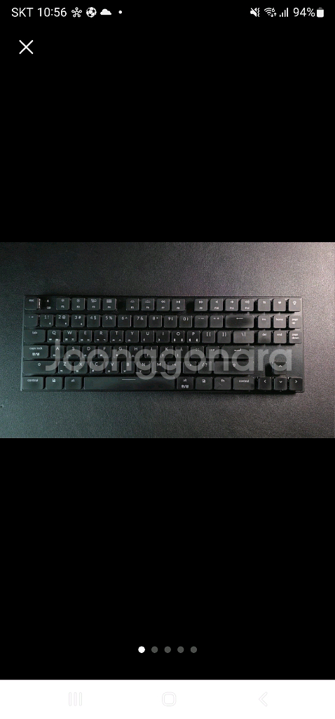 키크론 K1 텐키리스 키보드 청축 판매합니다--0