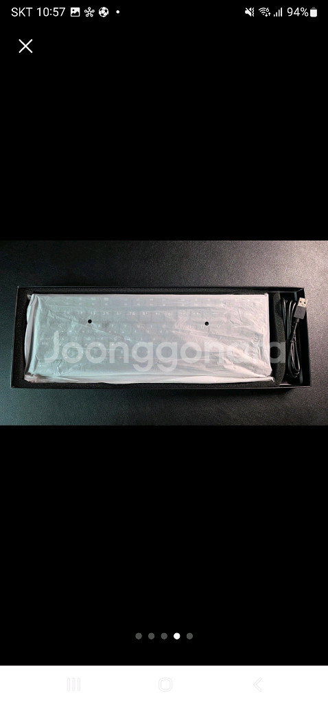 키크론 K1 텐키리스 키보드 청축 판매합니다--3