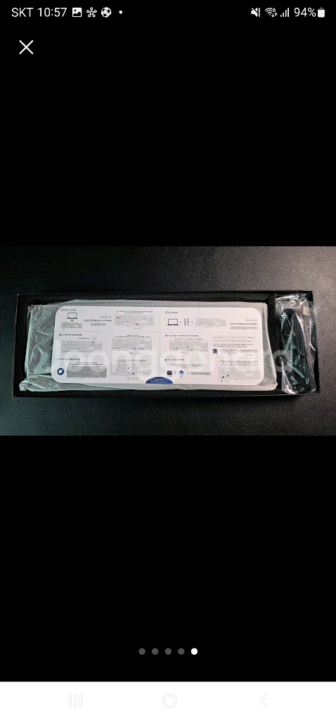 키크론 K1 텐키리스 키보드 청축 판매합니다--4