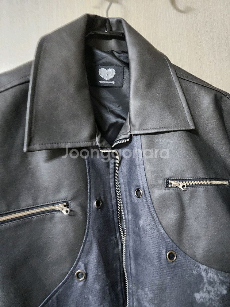 러브이즈트루 레더자켓 레더점퍼 에코점퍼--4