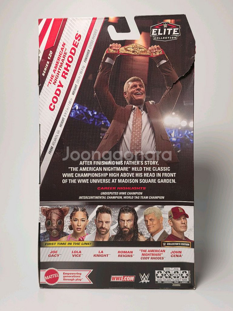 WWE 피규어 엘리트 코디로즈(수트버젼) 판매합니다--1