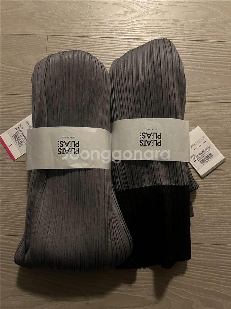 플리츠플리즈 베이직 슬림핏 팬츠--1