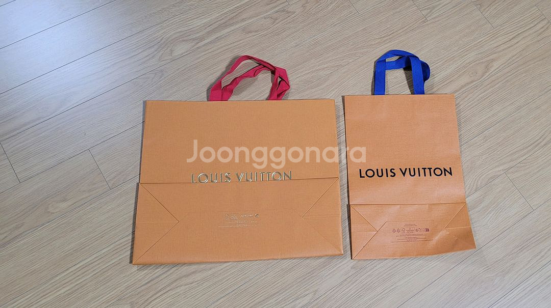 루이비통 자석 박스 대형& 쇼핑백--3