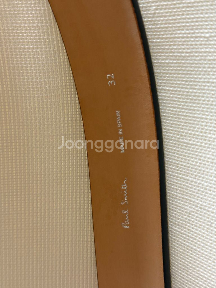 폴스미스 정품 남성 가죽 벨트 32사이즈--2