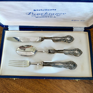 이탈리아 Panebianco 은식기 3종 세트800