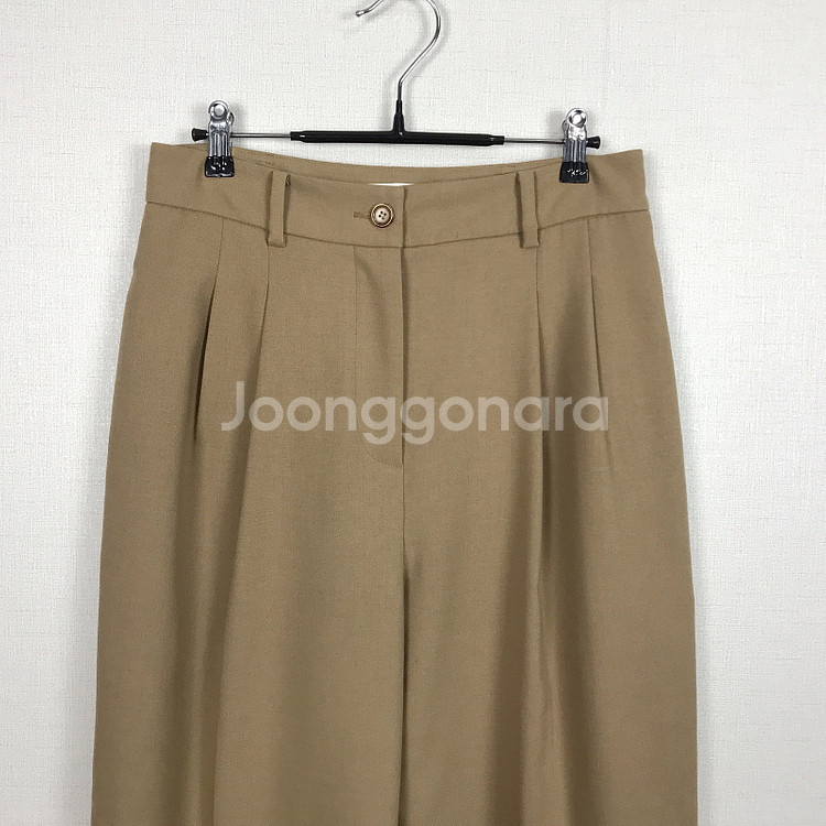 스튜디오 톰보이 투턱 와이드팬츠 바지 여성67--1