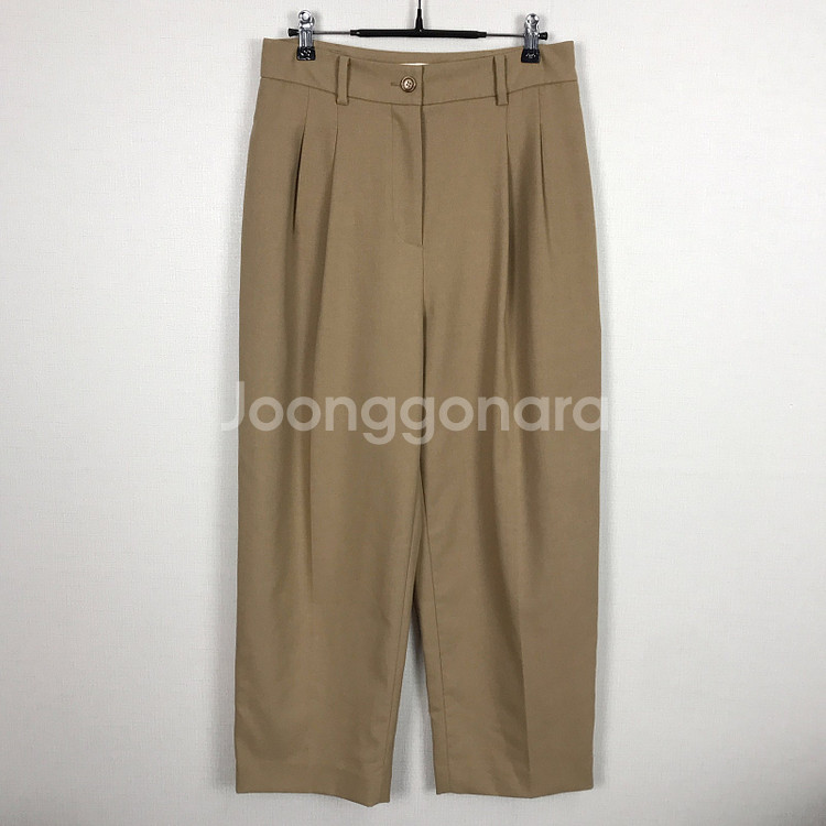 스튜디오 톰보이 투턱 와이드팬츠 바지 여성67--0