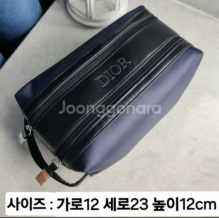 화장품 파우치 네이비 컬러(미사용)--4