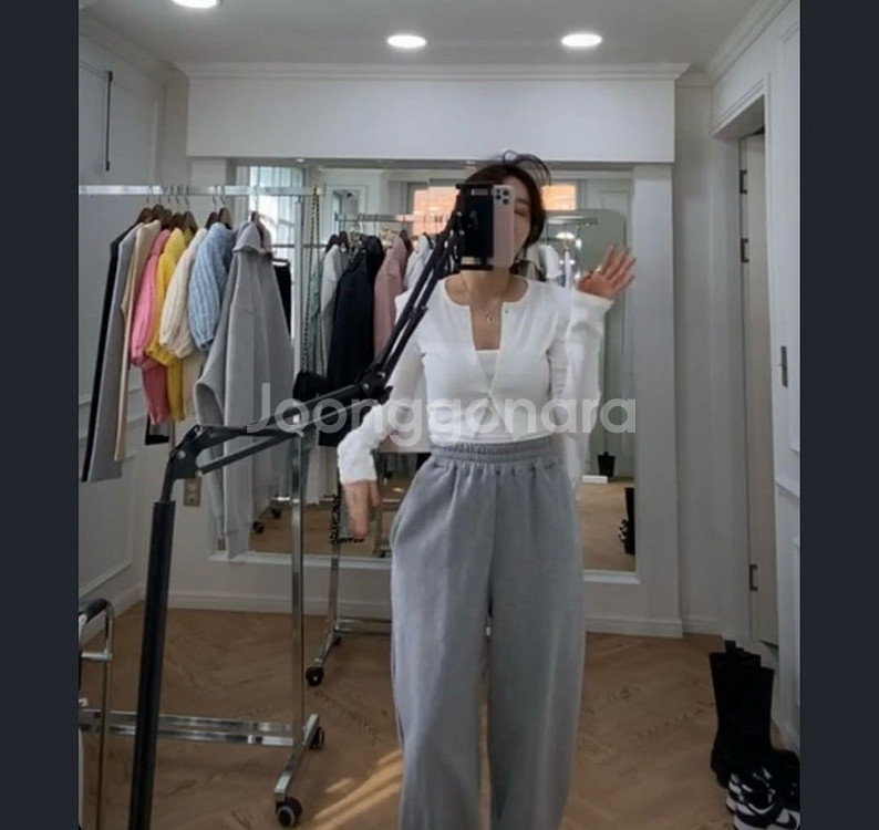 드하우 나시가디건 화이트--0