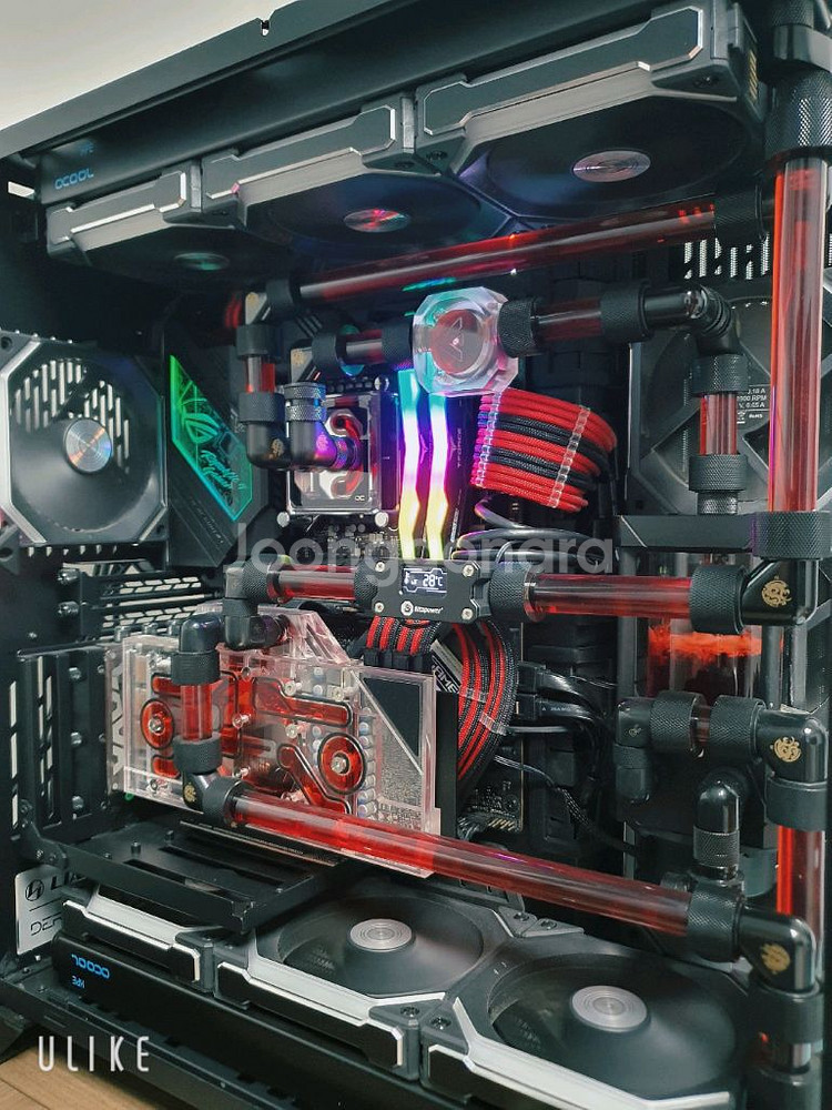 12900KF + RTX3090 커스텀 수냉 PC--0