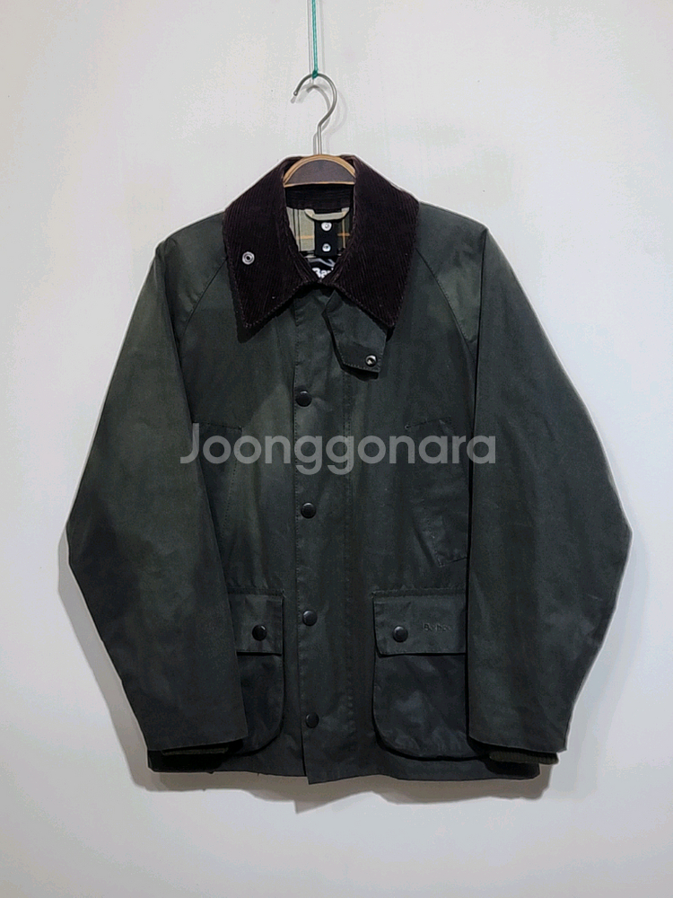(S) 바버 비데일 왁스자켓 세이지 왁싱점퍼 영국판--0