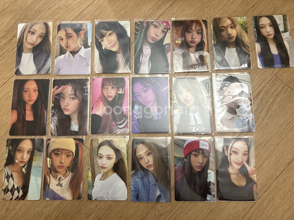뉴진스 해린 민지 다니엘 하니 포카 포토카드 일괄njz--0