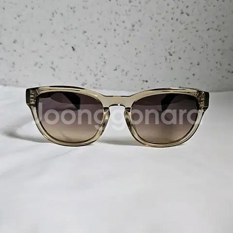 51) 질샌더 투명 프레임 그라데이션 선글라스 카키--0