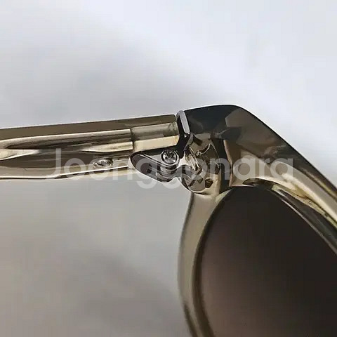 51) 질샌더 투명 프레임 그라데이션 선글라스 카키--6