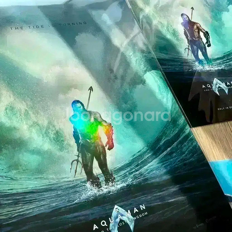 아쿠아맨 아이맥스포스터 오션오리지널티켓오티아트카드TTT--0