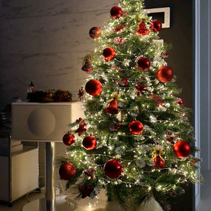 눈꽃트리 150~160cm+지네전구 5ea 판매합니다