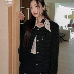 러브미 트위드자켓