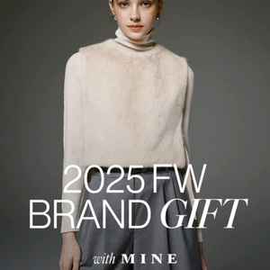 한섬 마인 밍크 베스트 새것+여분단추까지