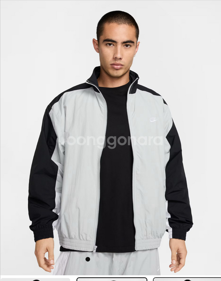 나이키 오버사이즈 우븐 트랙 재킷(바람막이) XXL 1--0