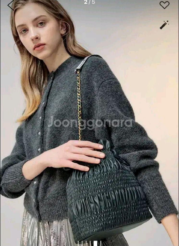 랑방 체인 숄더백--0