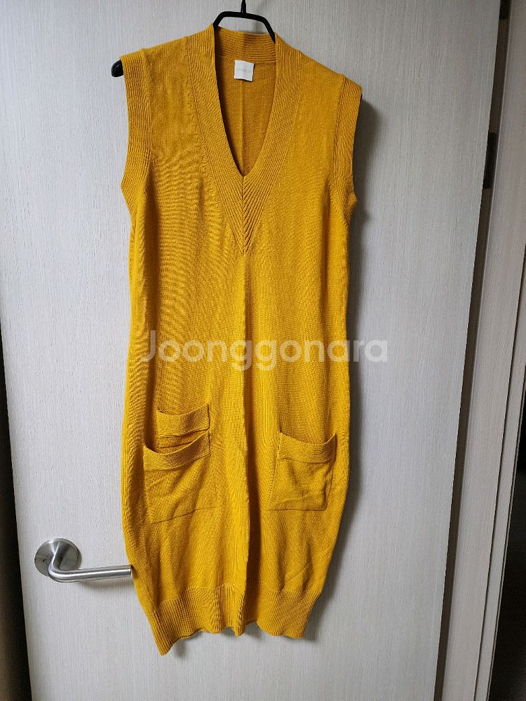 몽또또 니트 베스트 롱원피스 조끼--0