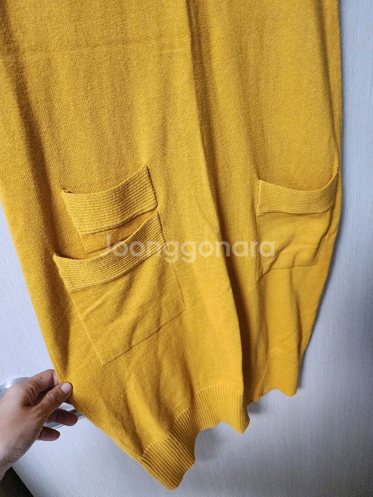 몽또또 니트 베스트 롱원피스 조끼--2